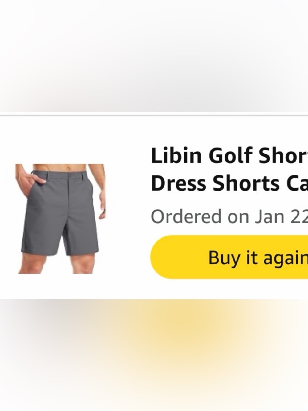 Men's Flat Front Dress Golf Shorts - Gray